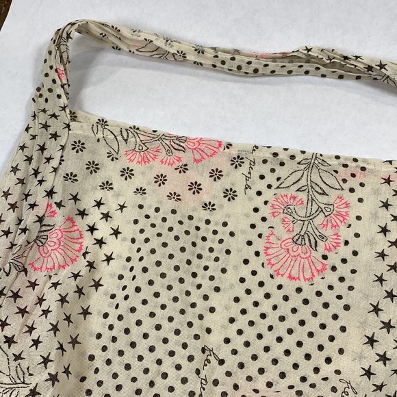 5 for $25 Free people tote bag reusable‎ bag fabric bag floral - Picture 3 of 5